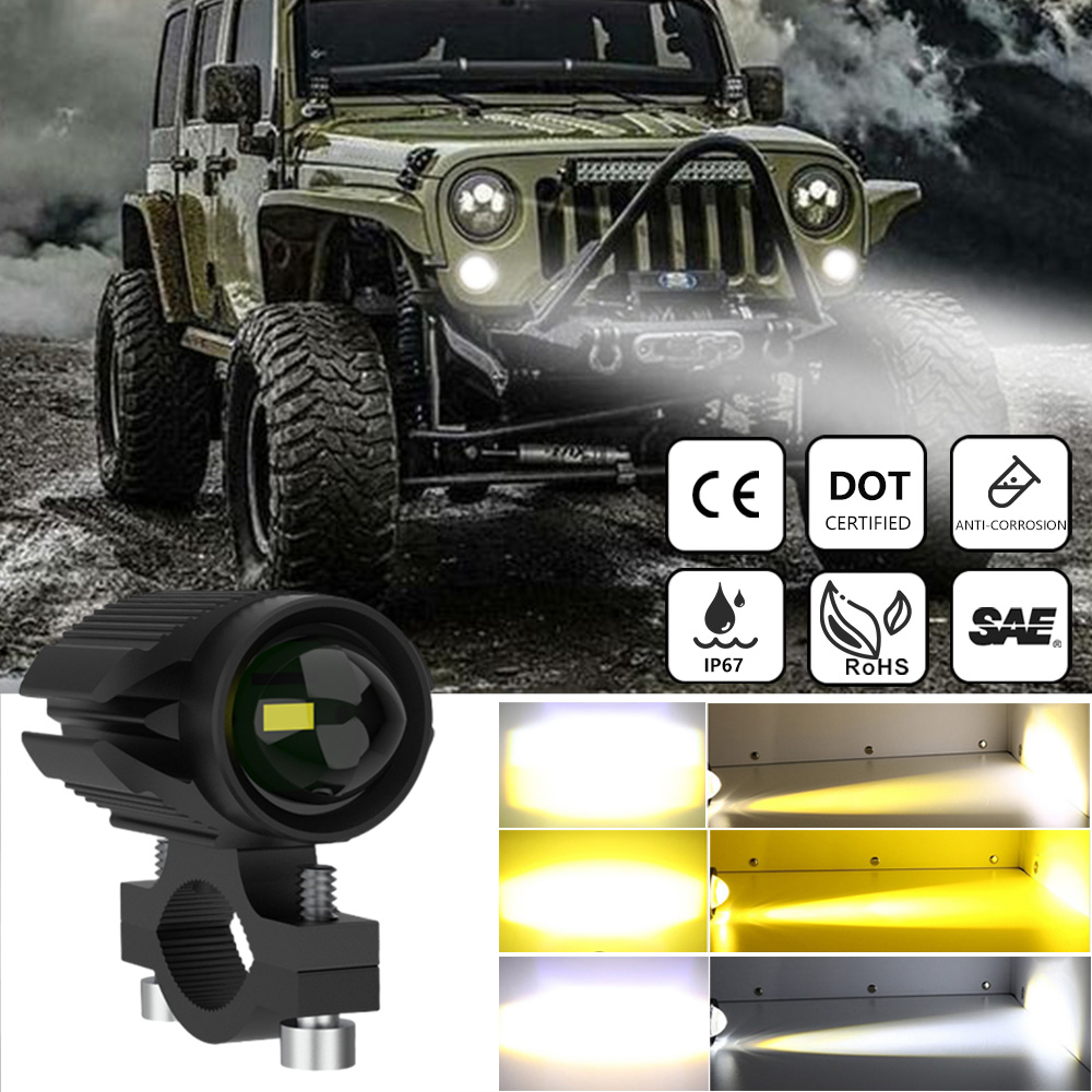 Dodatkowe reflektory LED do mo – Universal Motorcycle Led Headlight Projector recenzja i cena