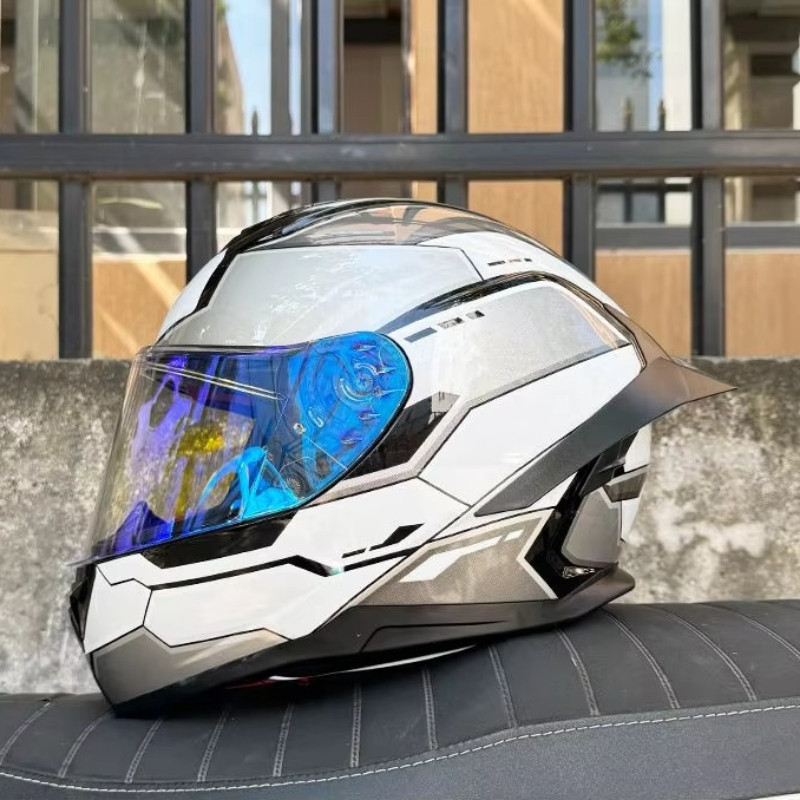 Kask motocyklowy ORZ Bluetooth – Full Face Motorcycle Helmet With Bluetooth recenzja i cena