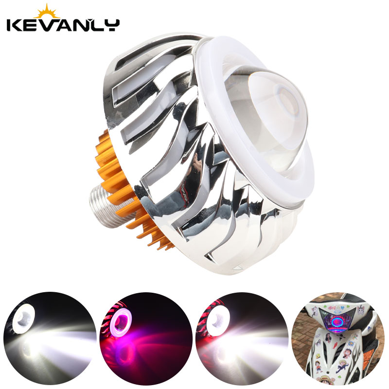 1 sztuk reflektor motocyklowy  – Universal Motorcycle Led Headlight Projector recenzja i cena