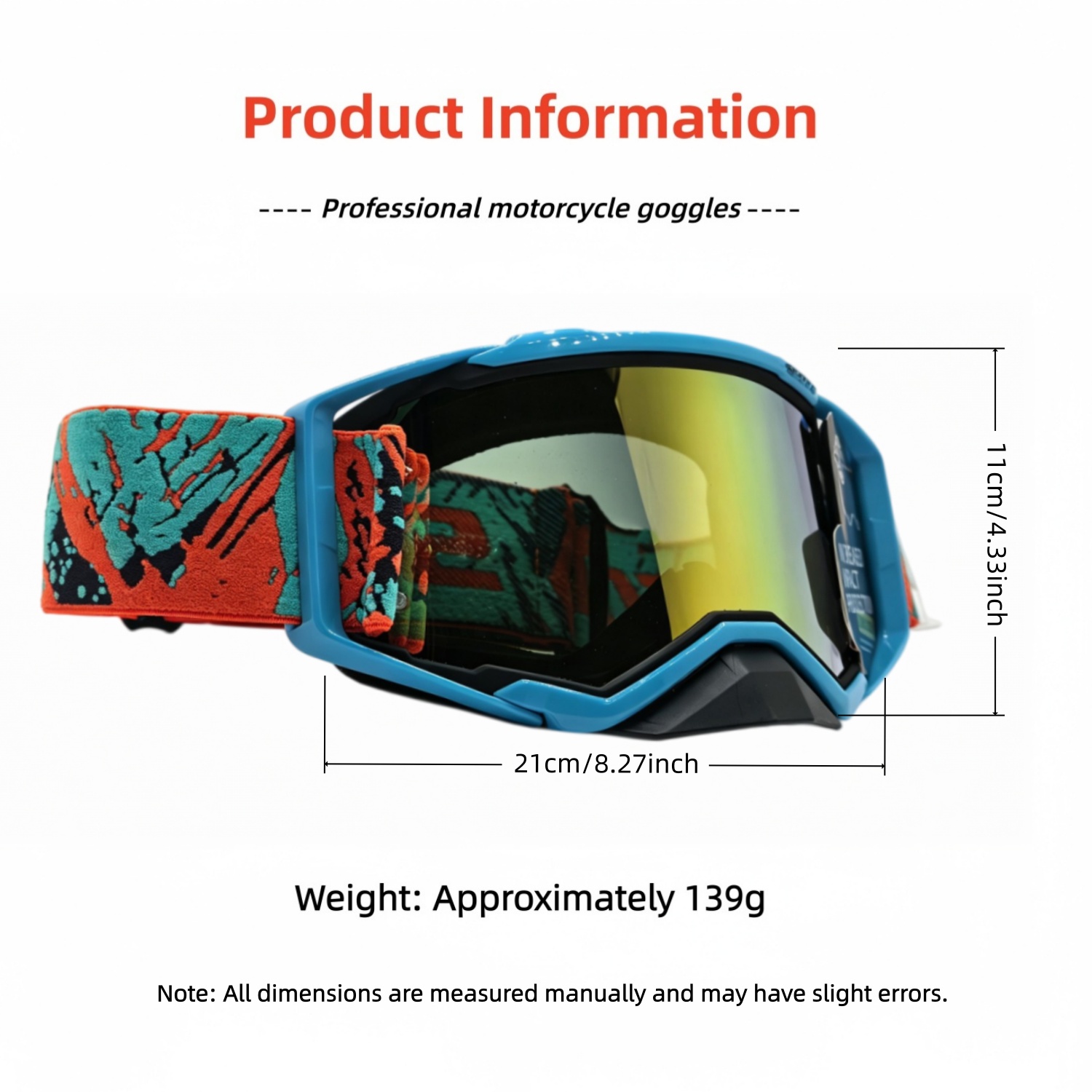 Zestaw gogli motocrossowych, n – Off Road Motocross Helmet Goggles Set recenzja i cena