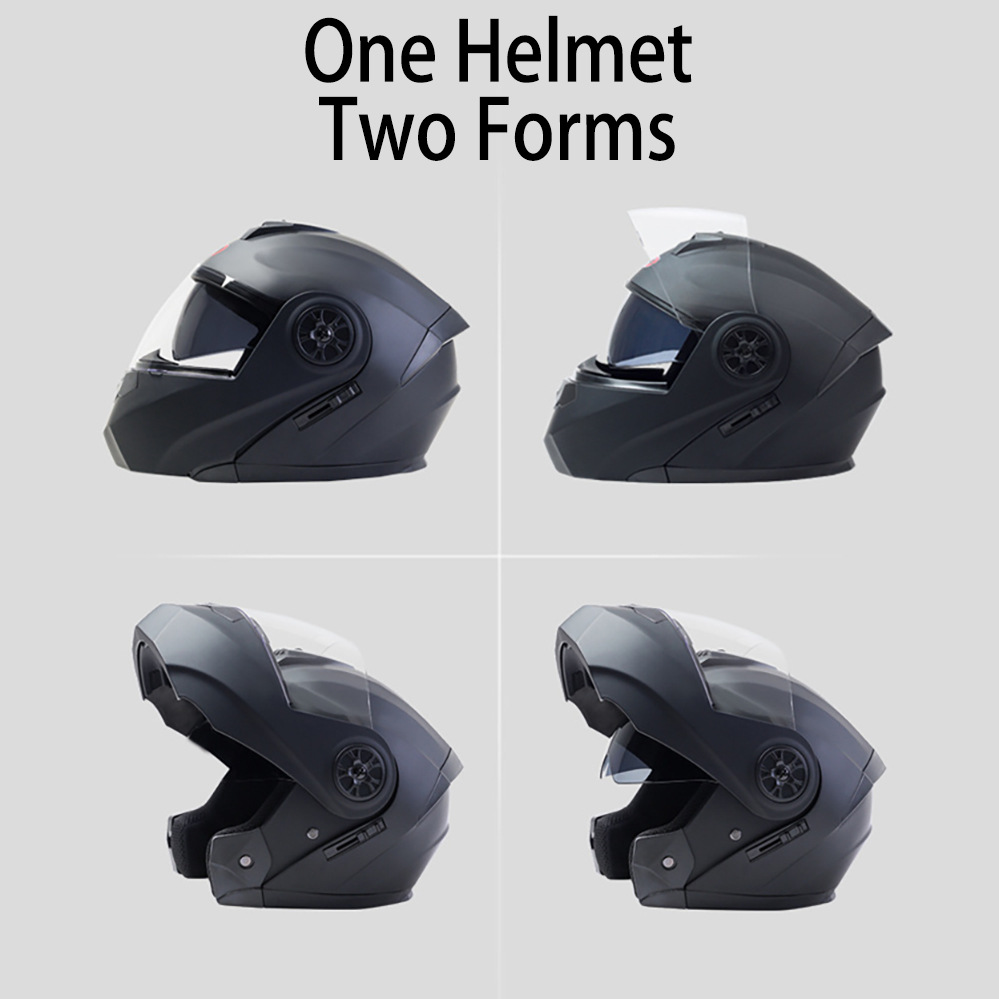 Kask motocyklowy Bluetooth Ful – Modular Flip Up Motorcycle Helmet Dot Approved recenzja i cena