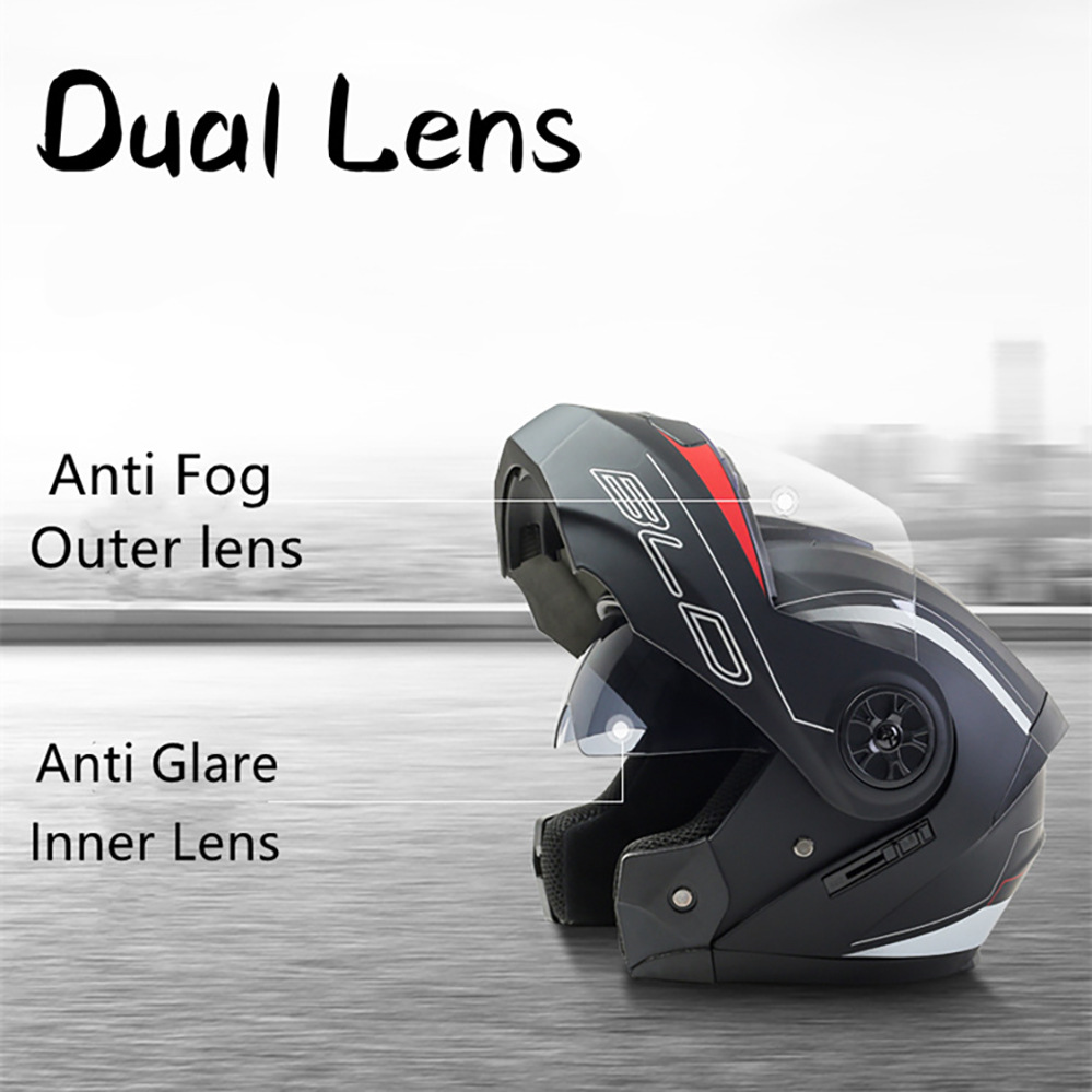 Kask motocyklowy Bluetooth Ful – Modular Flip Up Motorcycle Helmet Dot Approved recenzja i cena